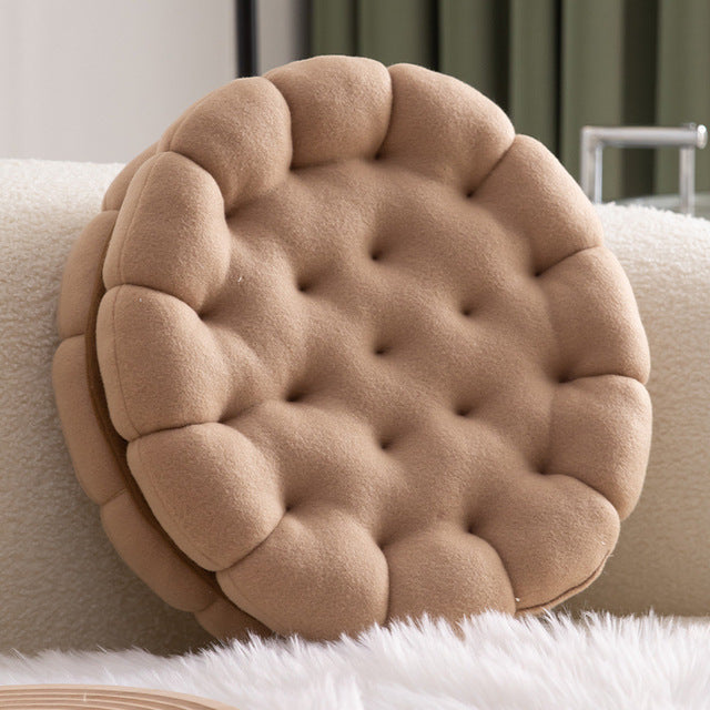 Simulation Sandwich Biscuit Cushion | Cute Plush Sofa Pillow