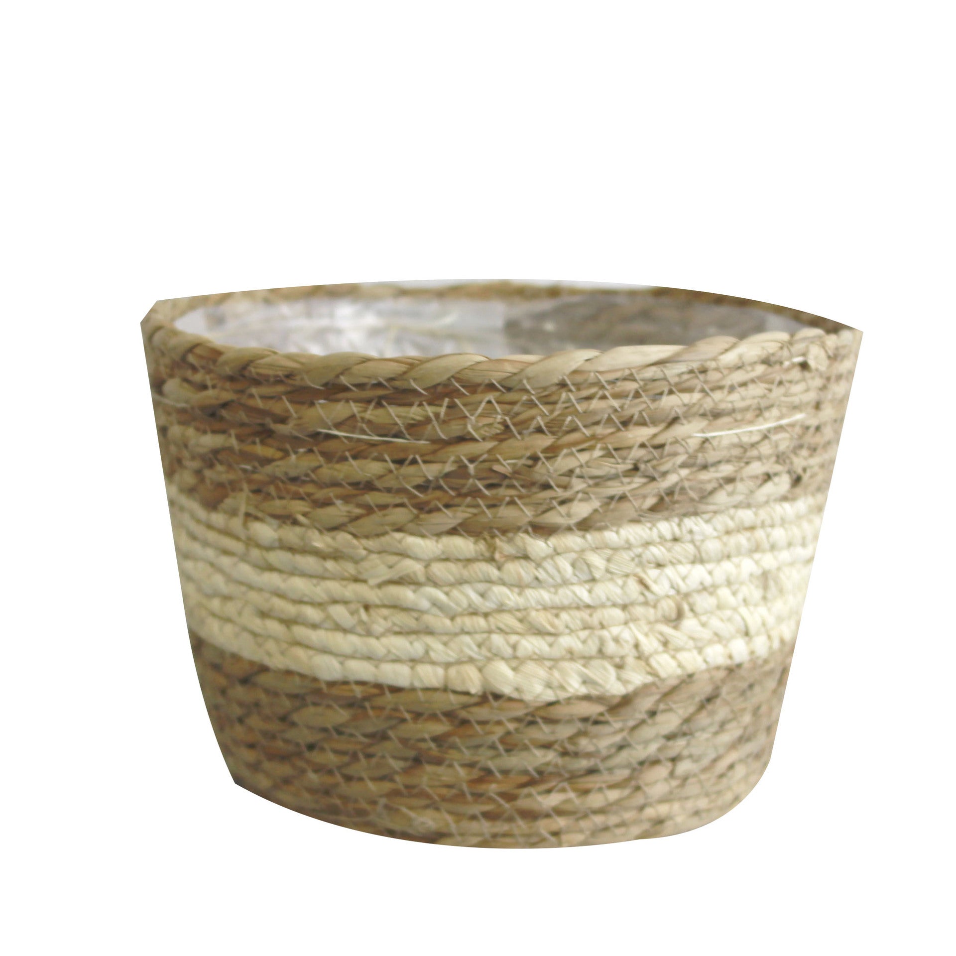 Handwoven Grass Planter Basket | Boho Indoor & Outdoor Décor