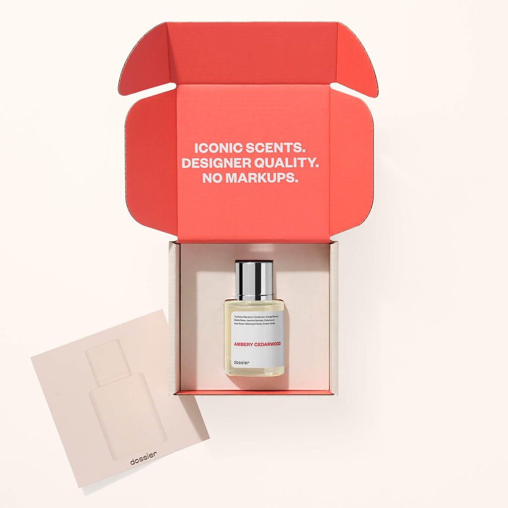 Dossier - Ambery Cedarwood - Eau de Parfum - Perfume Luxury - Pure Infused - Paraben-Free - Vegan - For Women - Fragrance 1.7 oz (Spray 50ml)