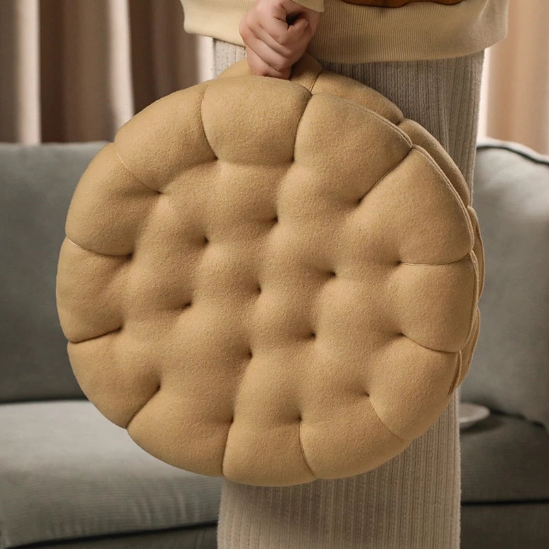 Simulation Sandwich Biscuit Cushion | Cute Plush Sofa Pillow