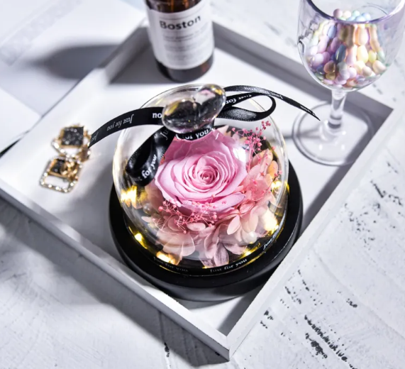 Handmade Rose Podium Décor | Luxury Home & Gift