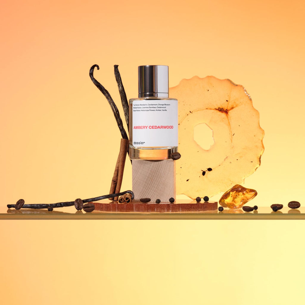 Dossier - Ambery Cedarwood - Eau de Parfum - Perfume Luxury - Pure Infused - Paraben-Free - Vegan - For Women - Fragrance 1.7 oz (Spray 50ml)