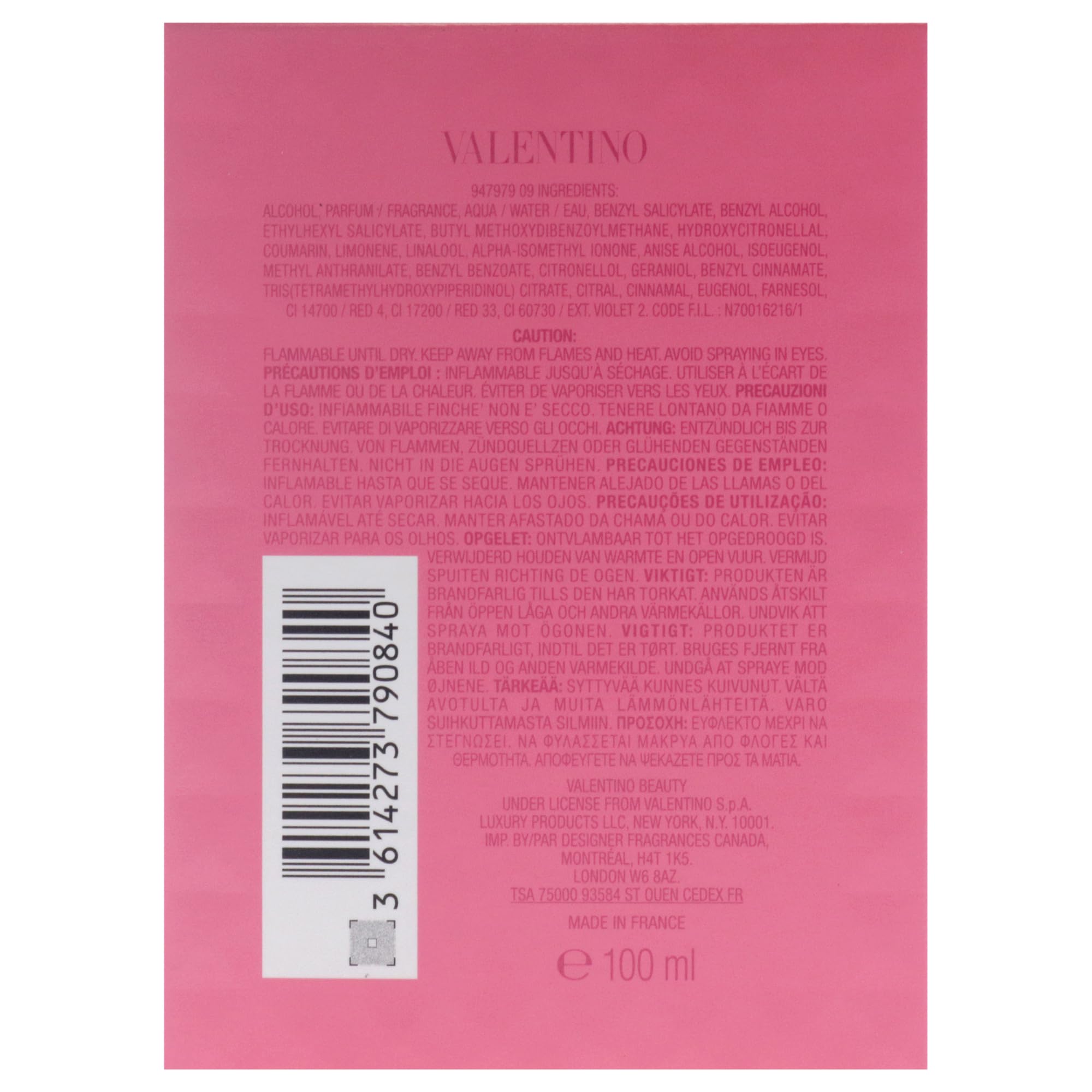 Donna Born In Roma Intense by Valentino for Women - 1 oz EDP Spray