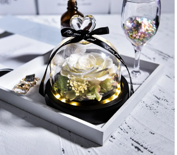 Handmade Rose Podium Décor | Luxury Home & Gift