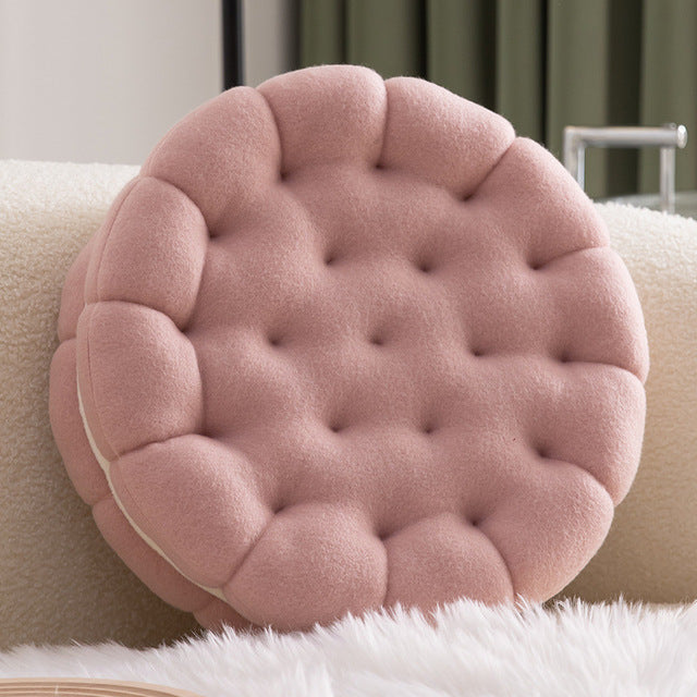 Simulation Sandwich Biscuit Cushion | Cute Plush Sofa Pillow