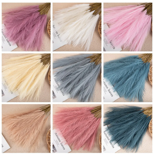 Mini Artificial Pampas Grass | Boho Home Décor