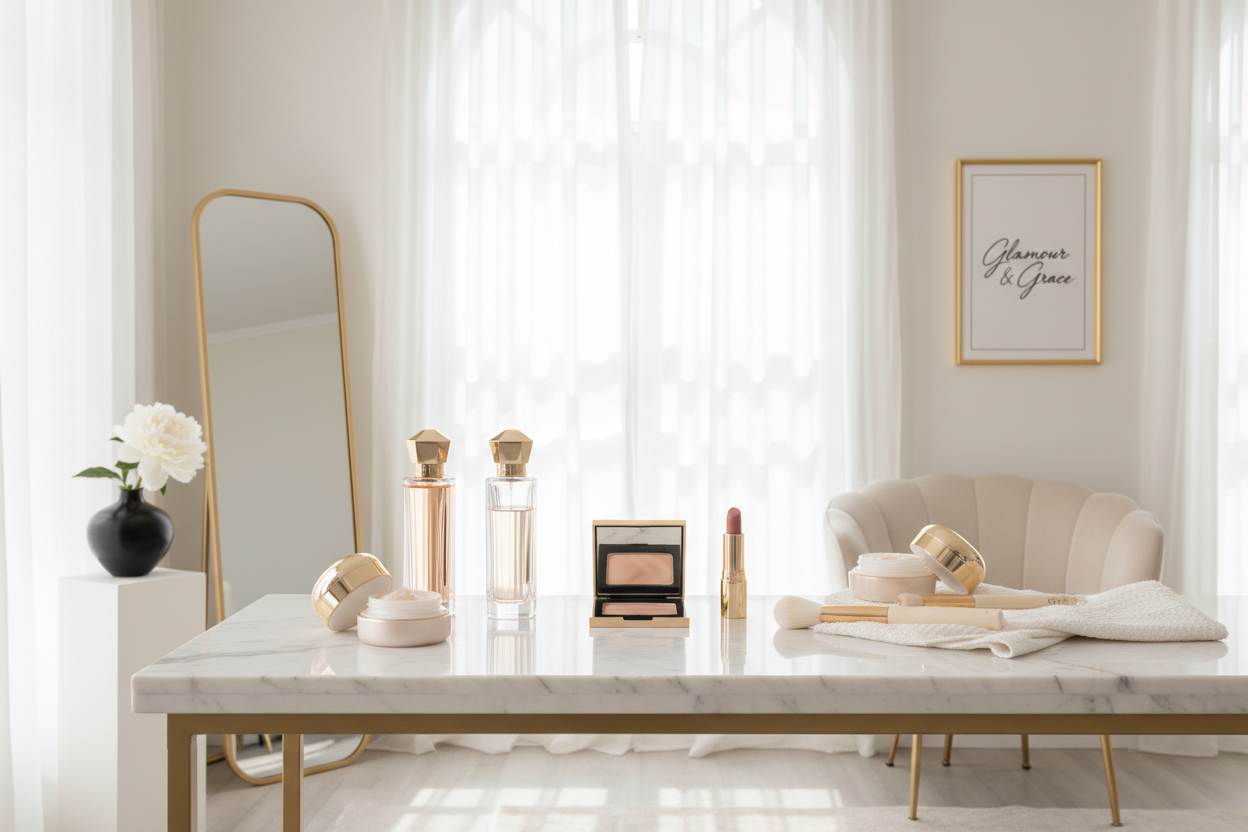 Glamour & Grace Beauty Banner